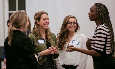 Sudents attending last year's Networking Event